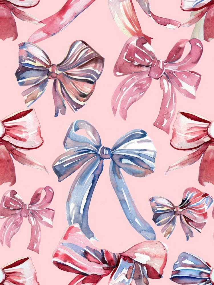 Pastel Bows Pattern