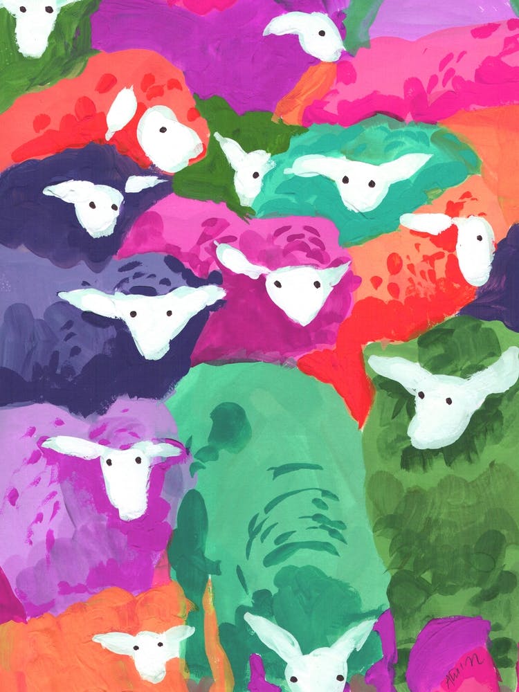 Colorful Sheep Cocktail, Tropical