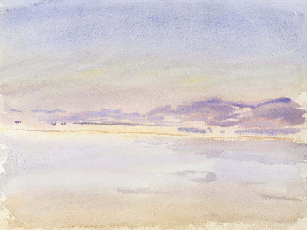 Sunset At Sea, John Singer Sargent