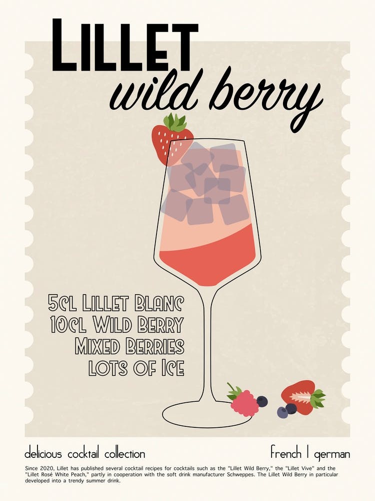 Cocktail Lillet Wildberry