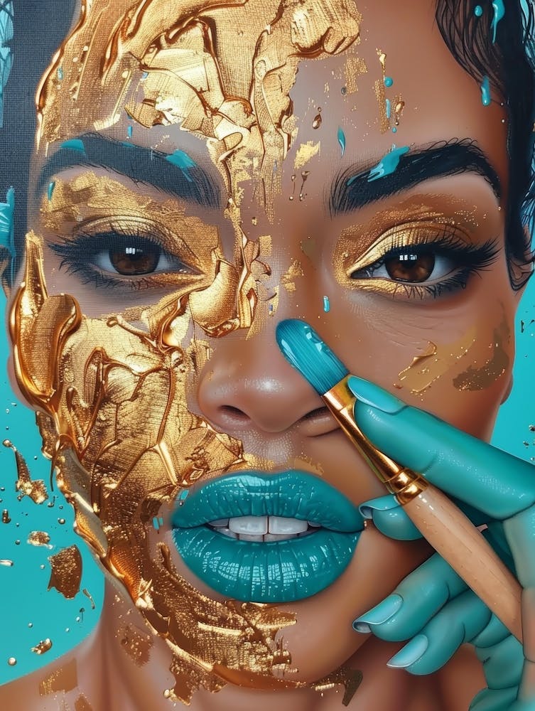 Gold Face 13