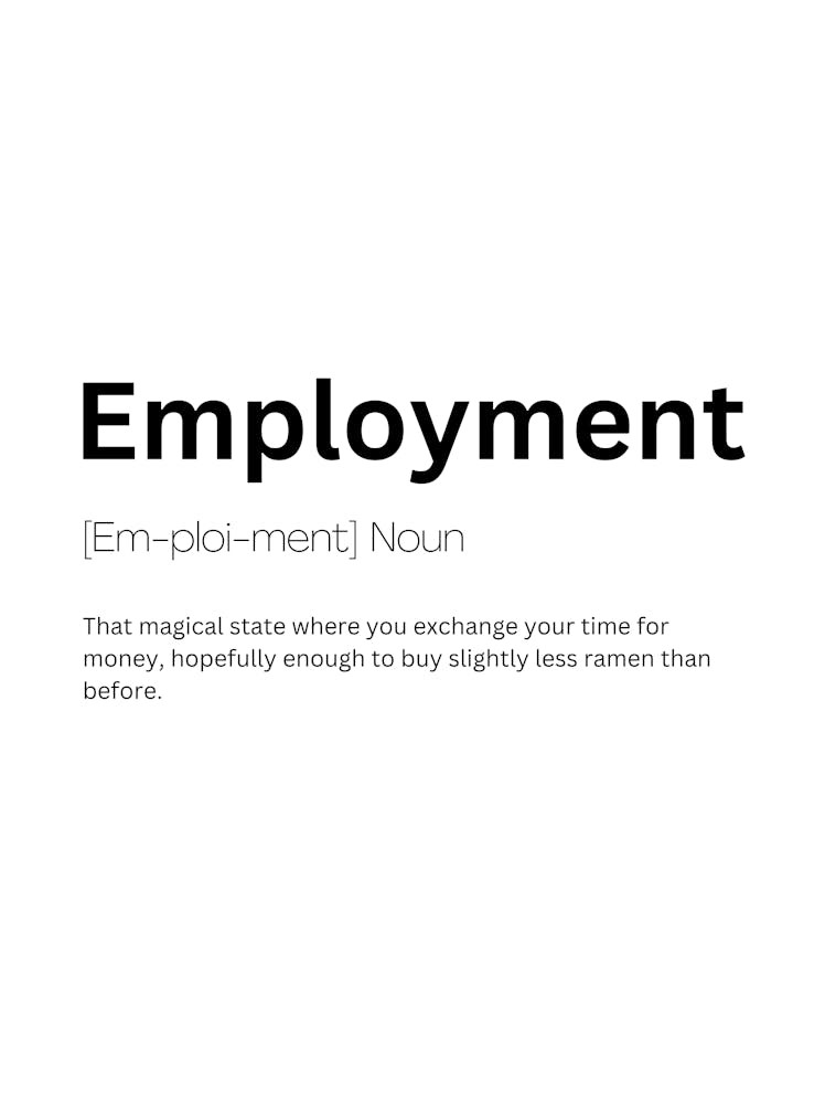 Employment Definition Meaning 1