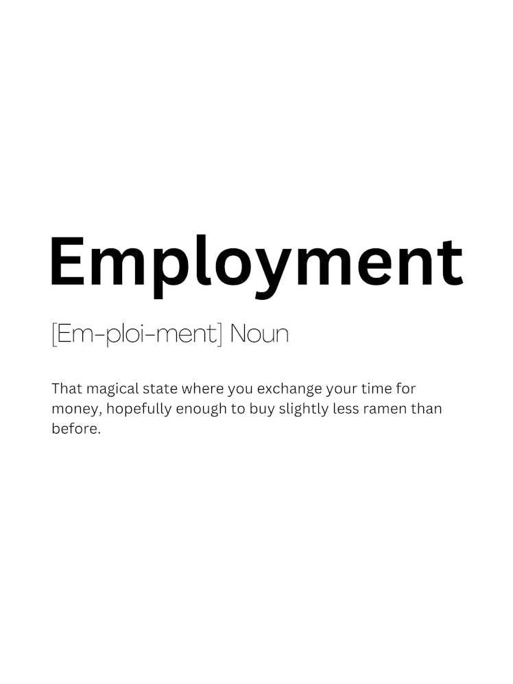 Employment Definition Meaning 1