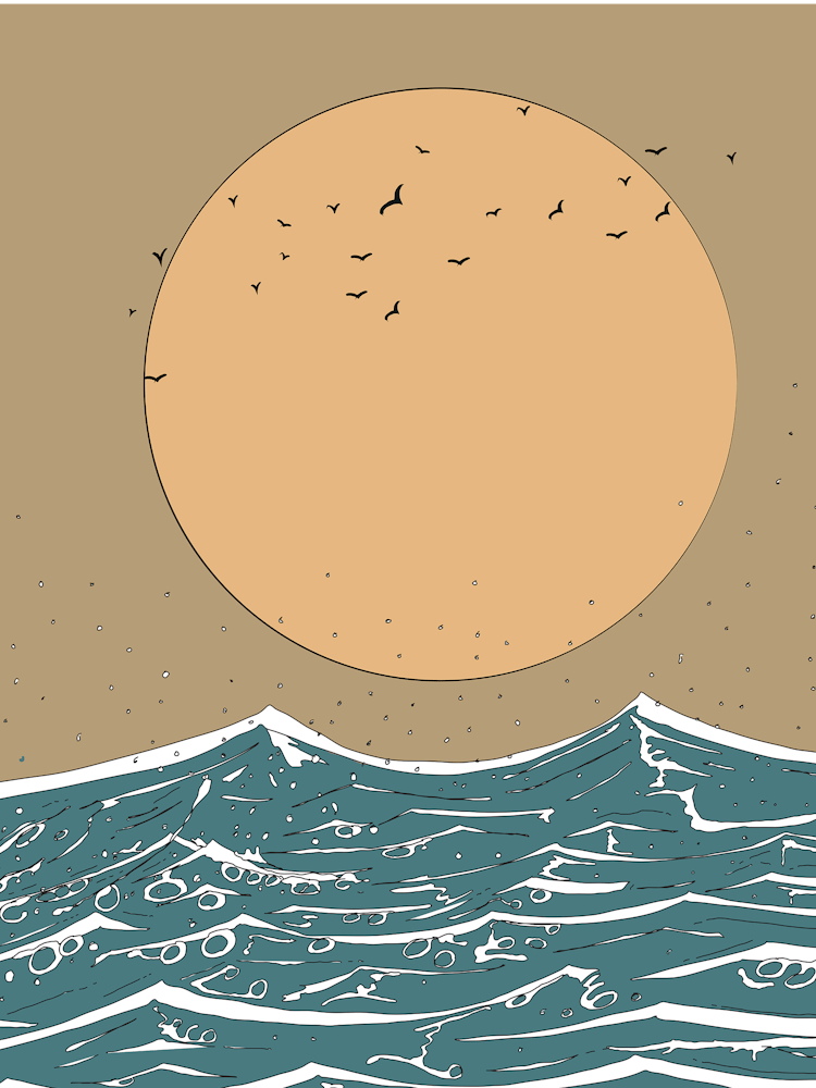 Sunset In The Ocean