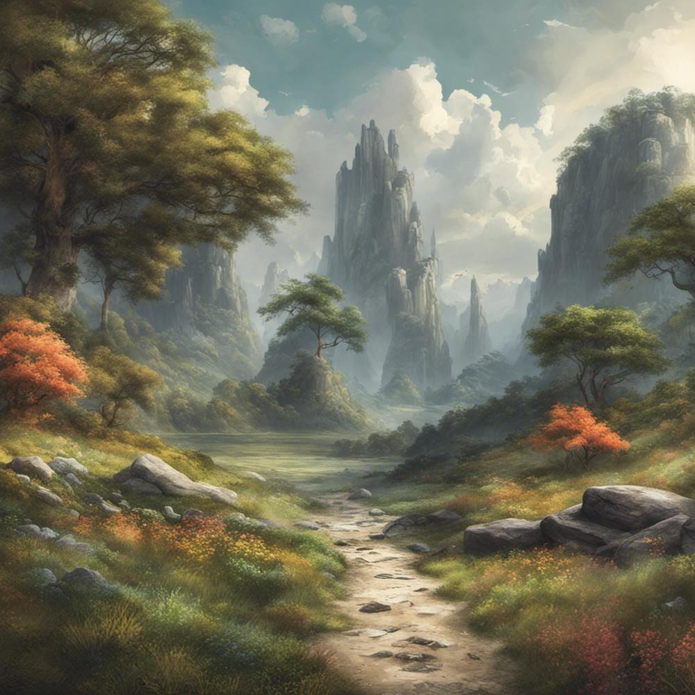 Fantasy Landscape Painting