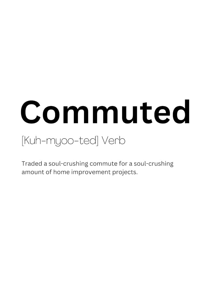 Commuted Definition Meaning