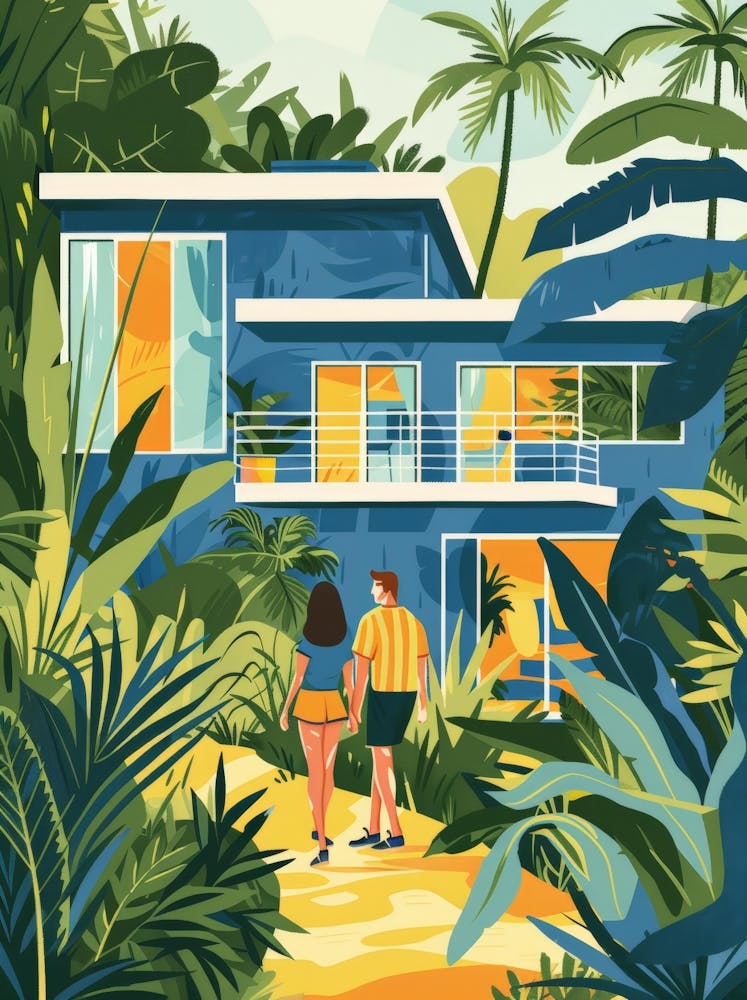 Tropical House In The Jungle