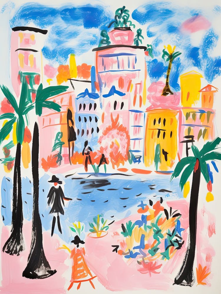 Buenos Aires, Dreamy Storybook Illustration 3