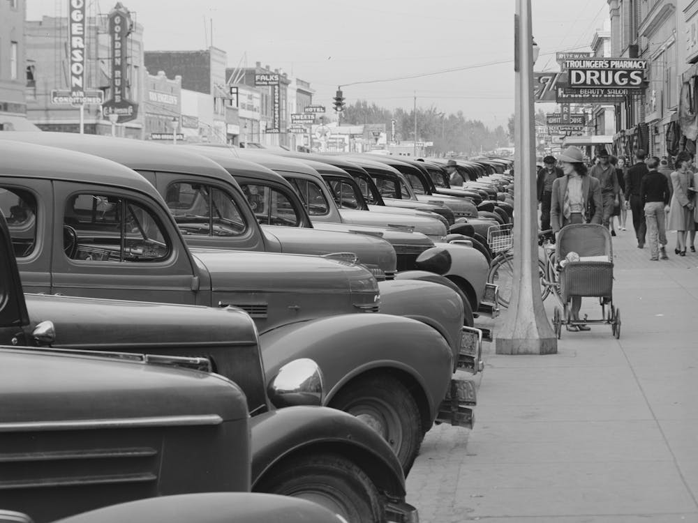 Untitled Photo, Possibly Related To Main Street Of Twin Falls, Idaho, According To Idaho State Guide (Federal Writer