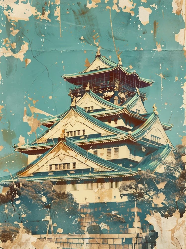 Osaka Castle Mid Century Modern 1
