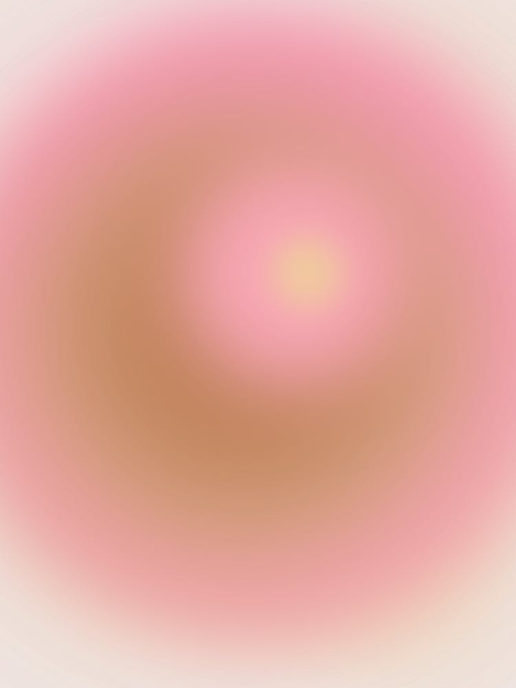 Blush Pink And Brown Gradient Aura