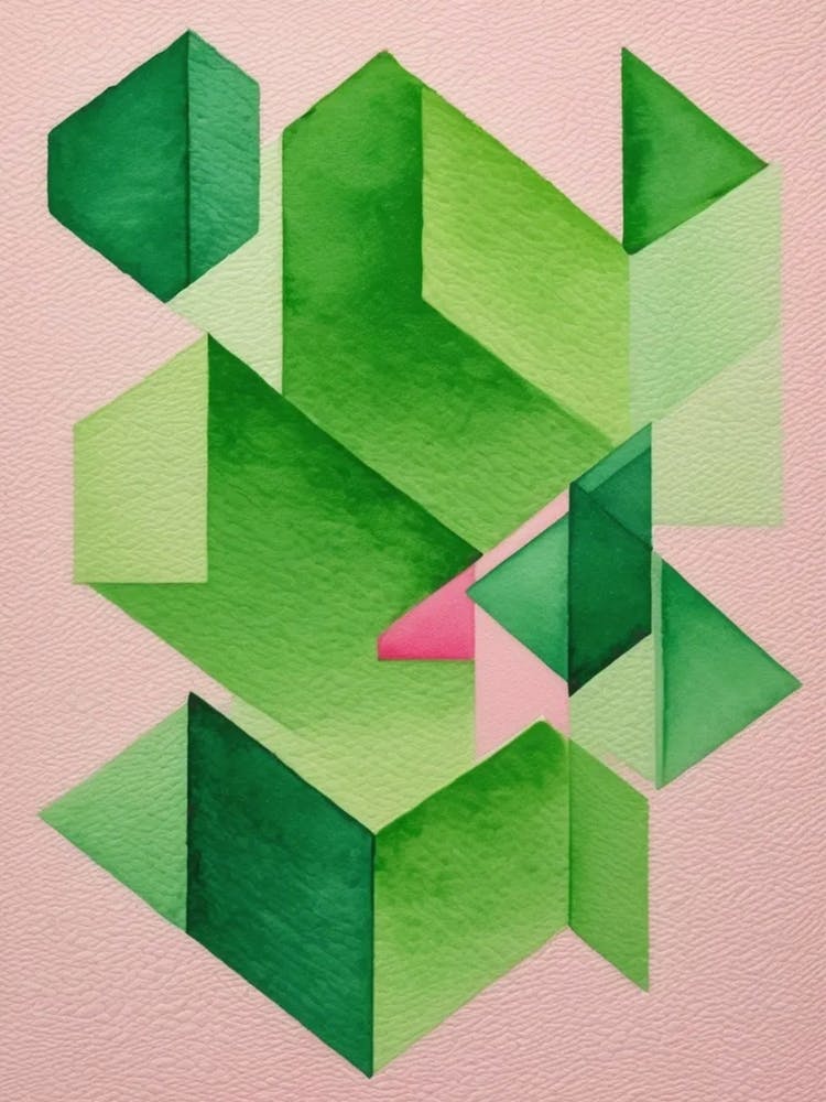Abstract Geometric Painting