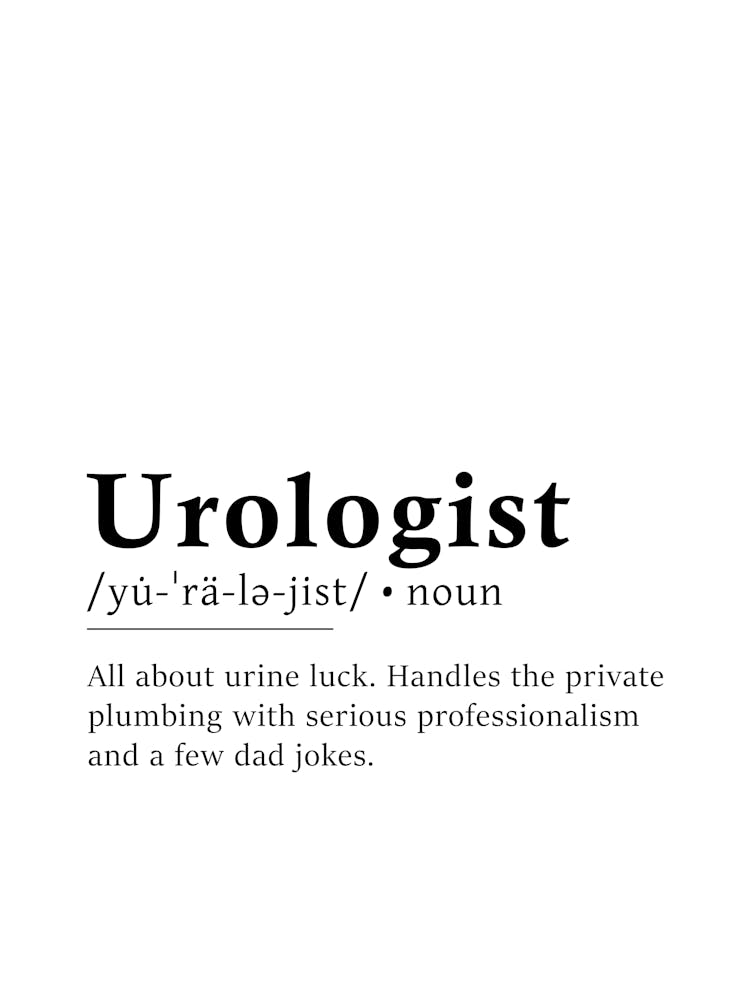 Urologist Definition Poster - Dictionary