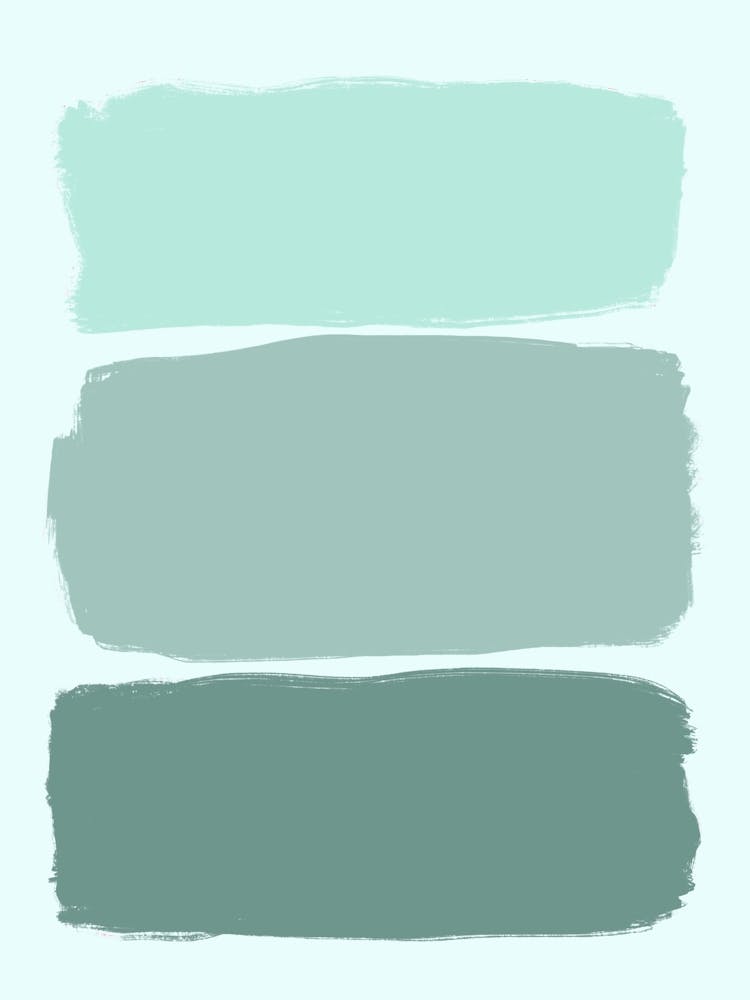 Green Brush Stroke Stripes Abstract