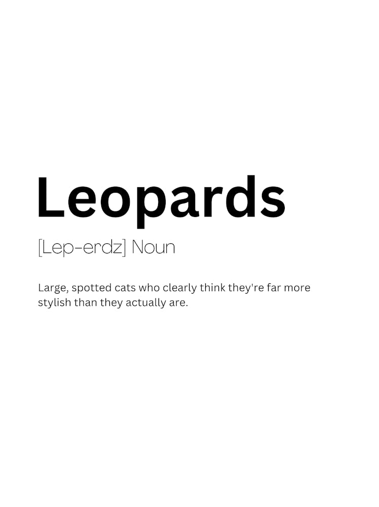 Leopards Definition Meaning 1