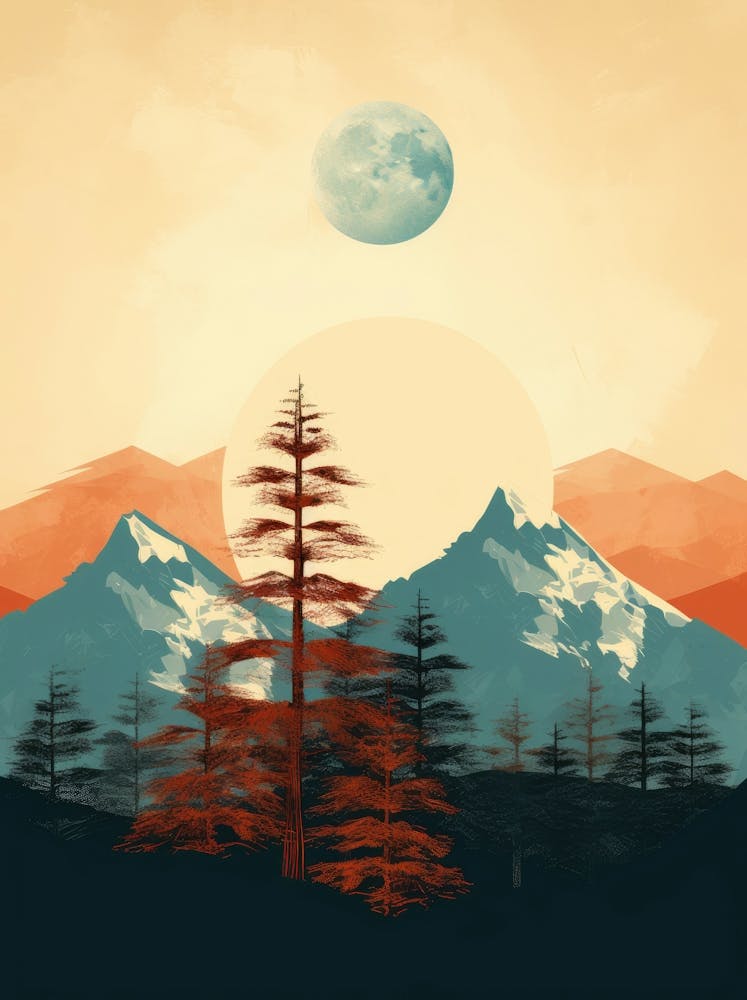 Mountains Canvas Print