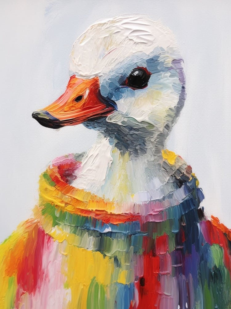 Baby Animal Wearing Sweater Swan 3