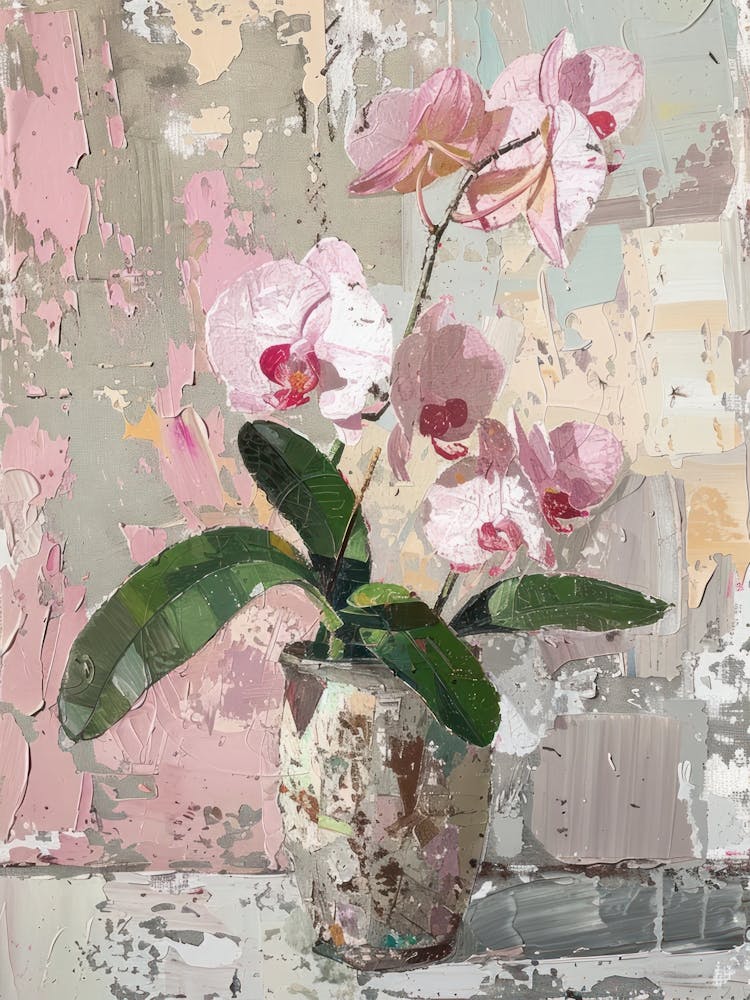 A World Of Flowers Orchid 4 Painting