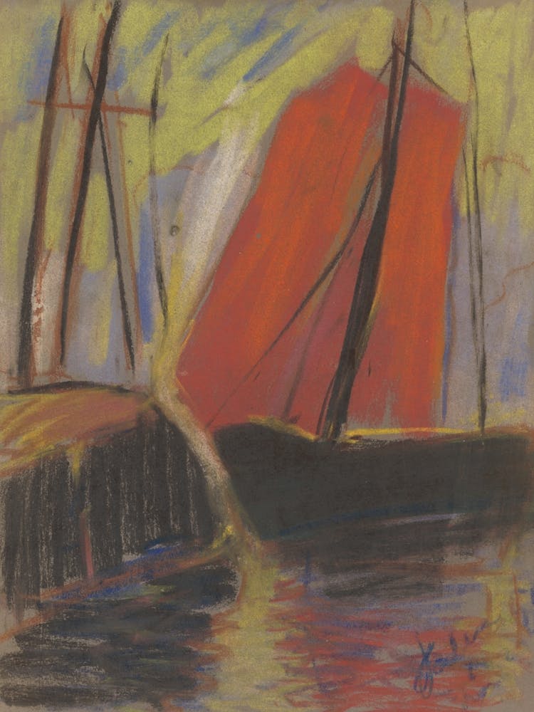 Sailboats In The Harbor