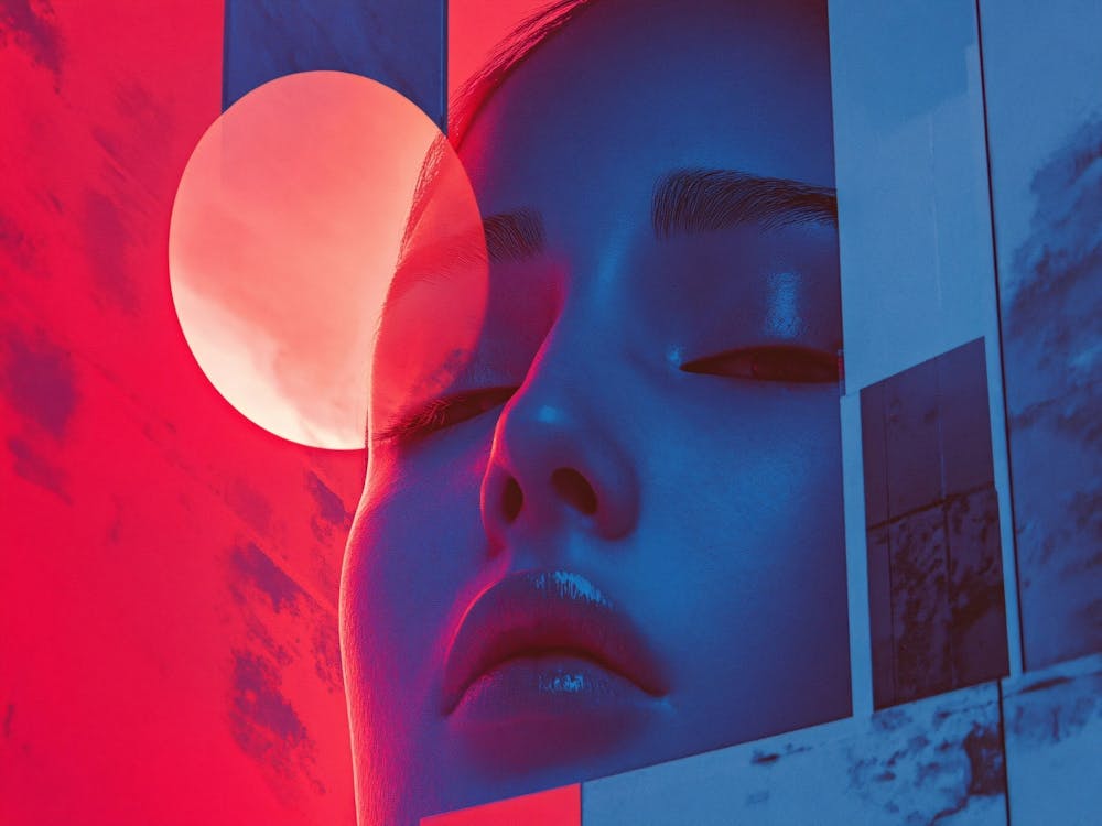 Abstract Portrait Of A Woman 11