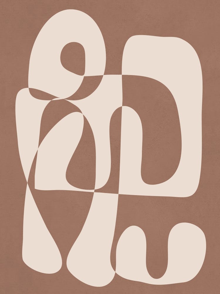 Mocha Modern Abstract 1