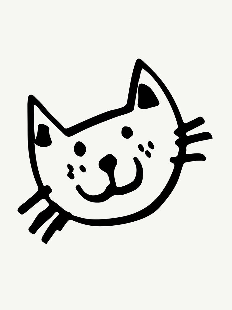 Doodle Cat Illustration