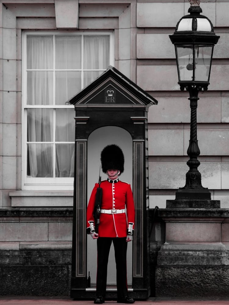 London Palace Guard 2 Bw