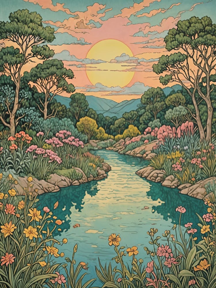 Sunset By The River no1