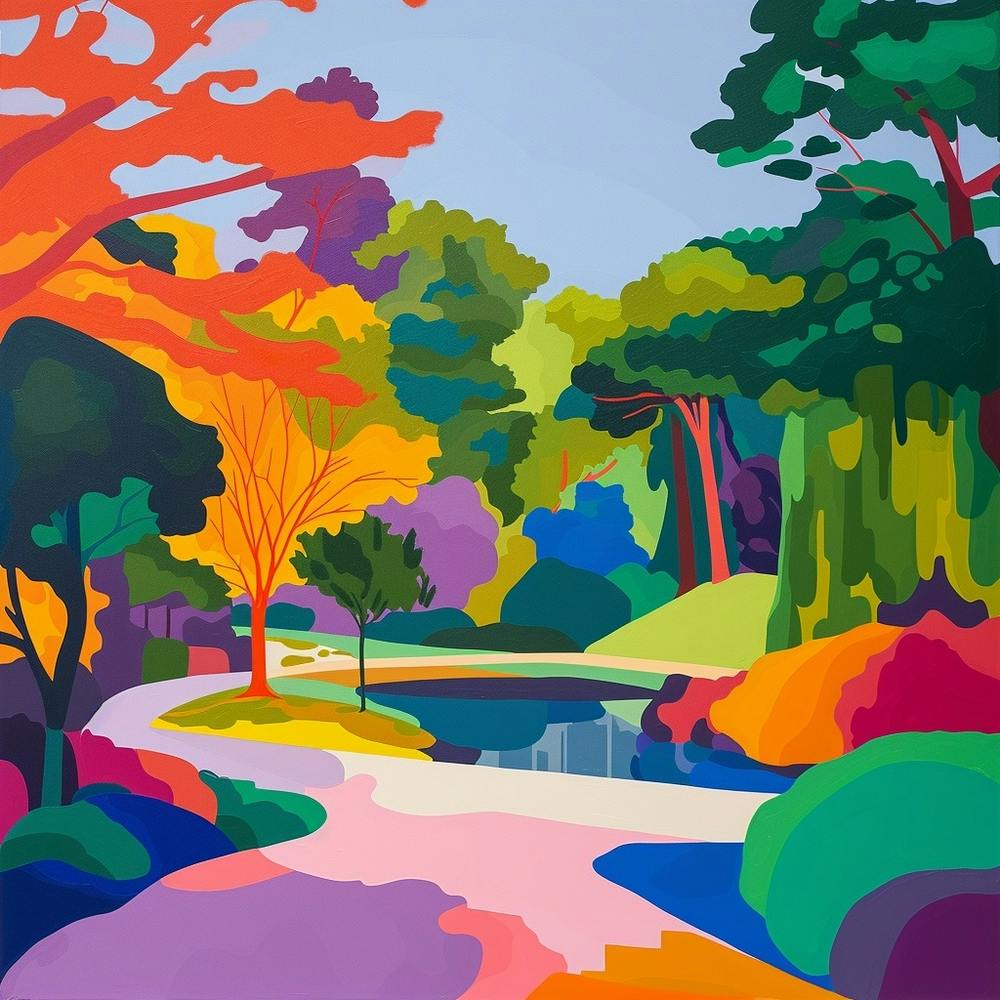 Abstract Park Collection Ibirapuera Park Lisbon Portugal 1