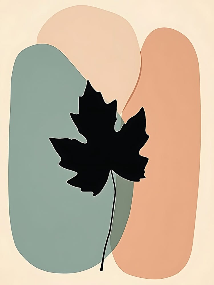 Minimalist Floral Serenity in Warm Tones