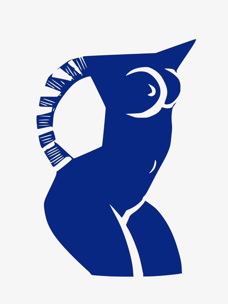 Blue Nude Cut Out