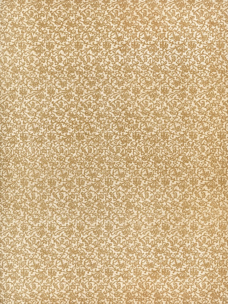Gold Floral Pattern Background, Hiram Erastus Butler