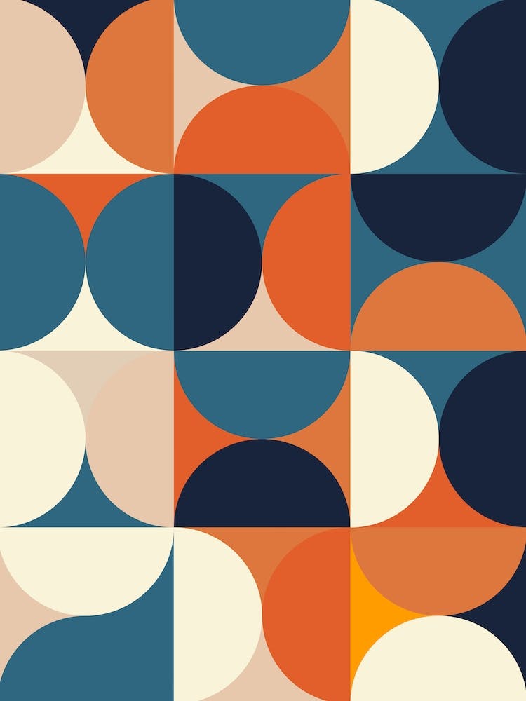 Mid Century Pastel 6