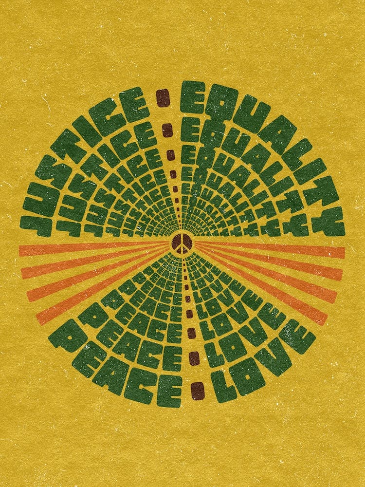 Justice Peace Equality Love