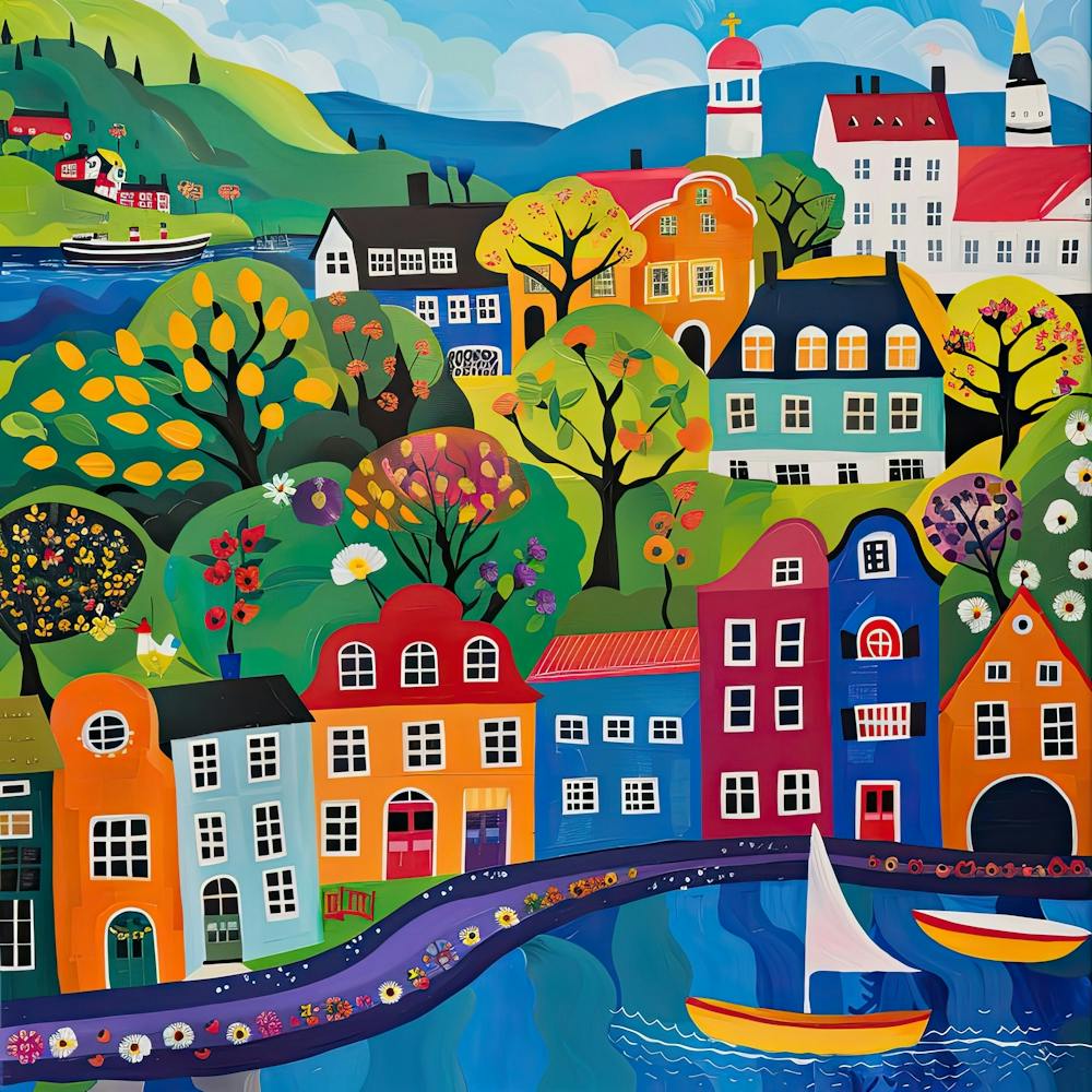 Kids Travel Illustration Oslo 3