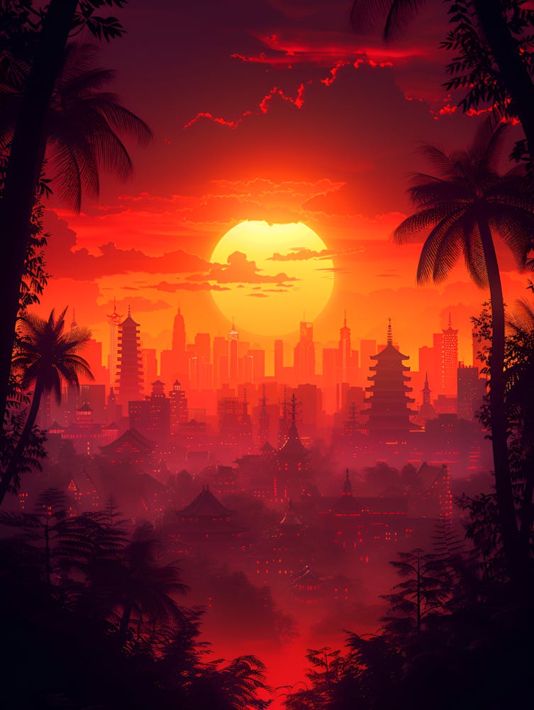 Sunset In The City