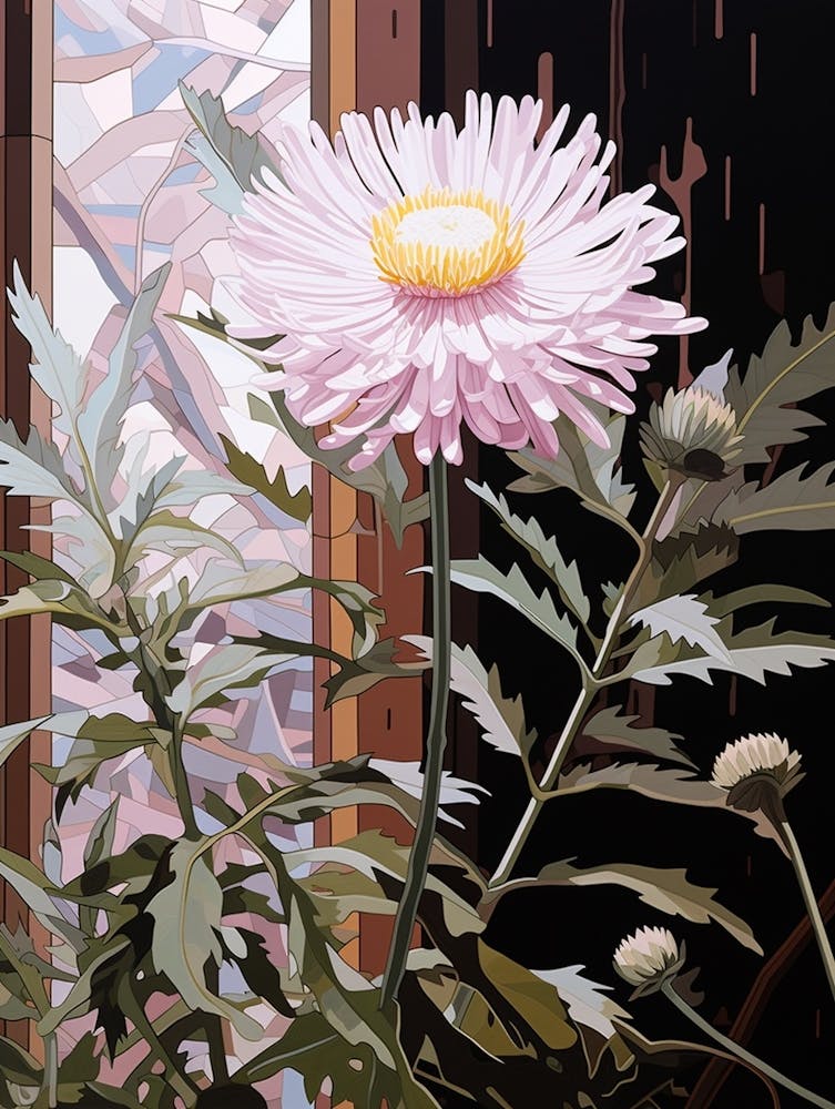 Flower Illustration Asters 8