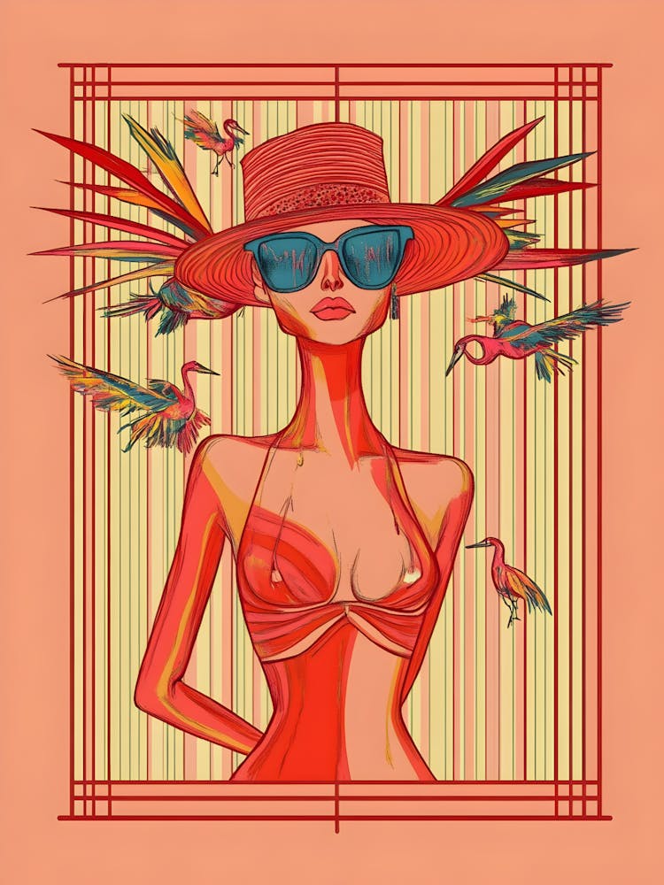 Woman In A Hat 3