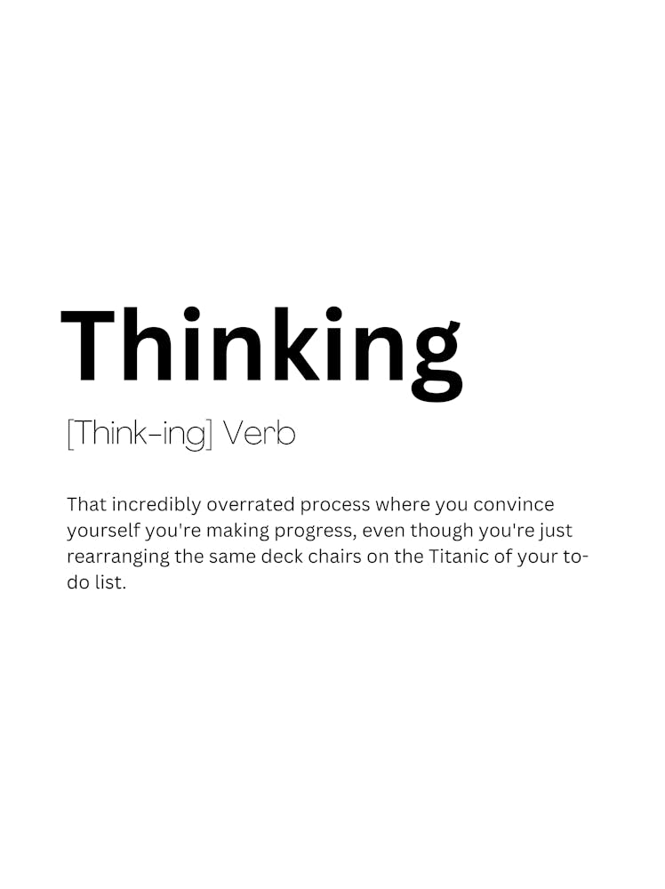 Thinking Definition Meaning 1