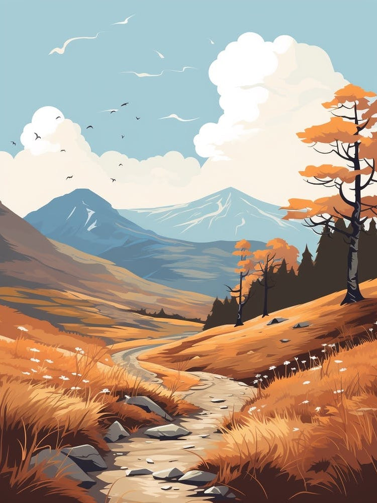 The West Highland Line Scotland 10 Hiking Trail Landscape