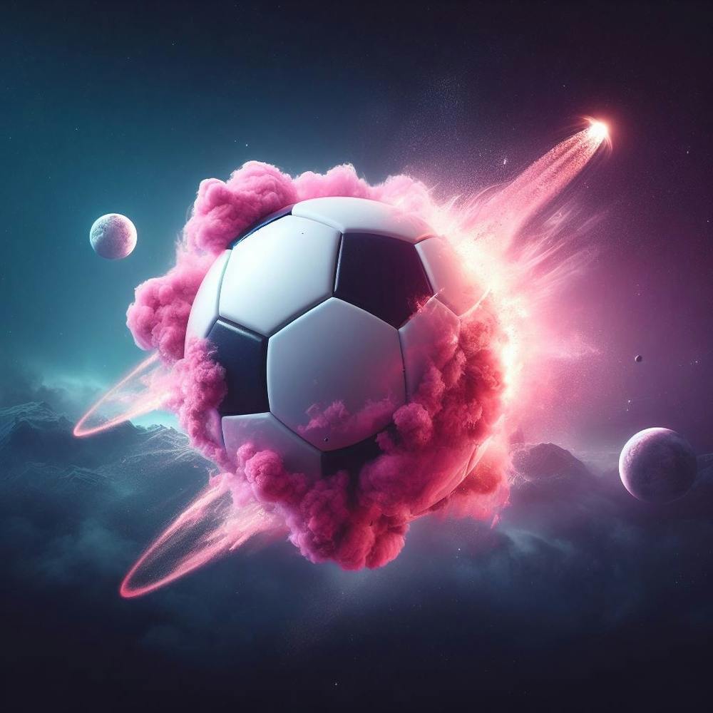Soccer Ball In Space
