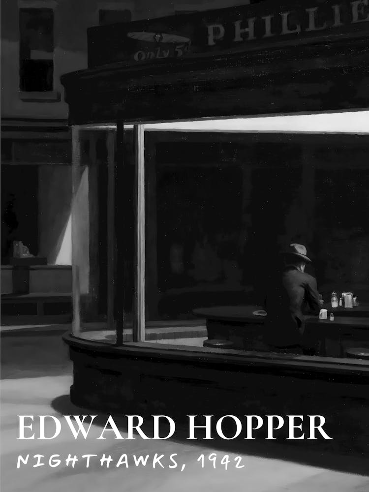 Edward Hopper Nighthawks, 1927