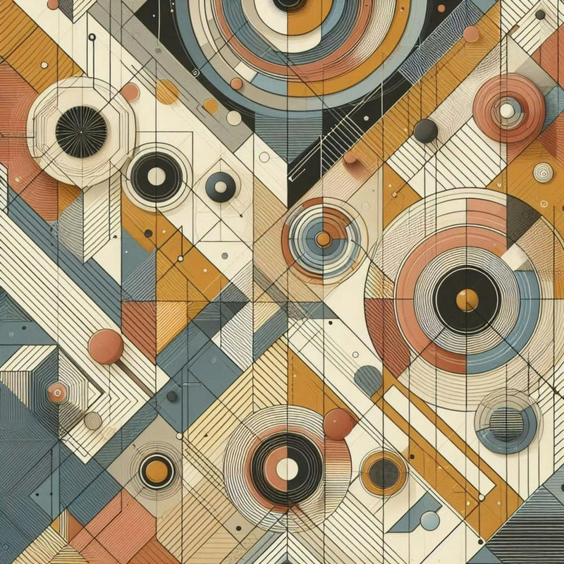 Beautiful abstract circular art