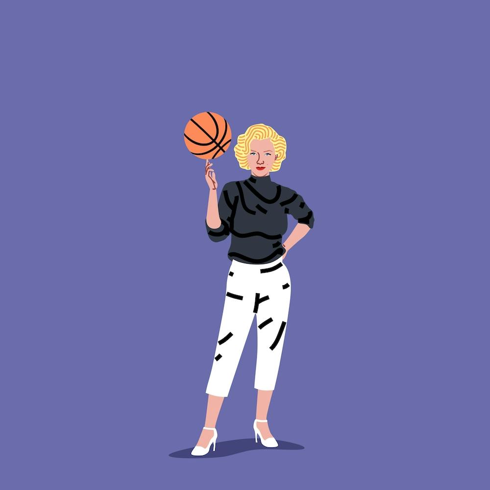 Marilyn am Ball