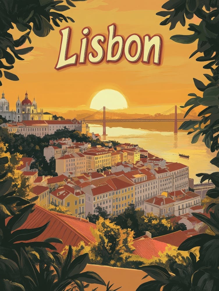Aihrgdesign A Mid Century Modern Travel Poster For Lisbon Sho 92e8e6a9 61e6 4162 9cef B11c7a8a2809 2