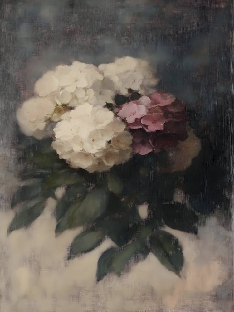 Vintage Flower Roses In A Vase 14