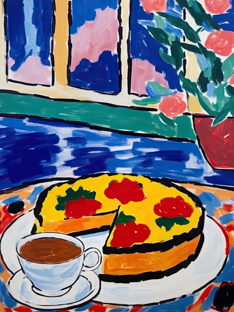 Japanese Cheesecake Painting 1