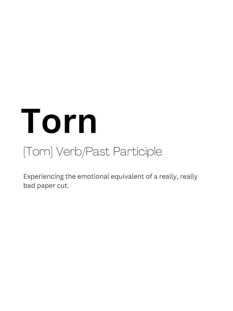 Torn Definition Meaning