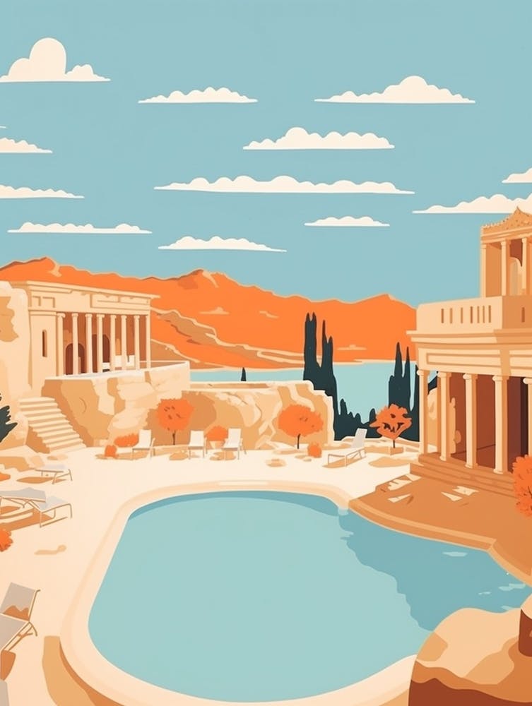 Greece 1 Reiseillustration