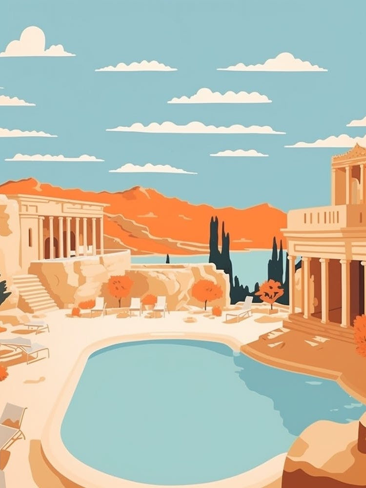 Greece 1 Travel Illustration
